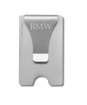 Storus Smart Wallet card holder money clip in premium aluminum finish