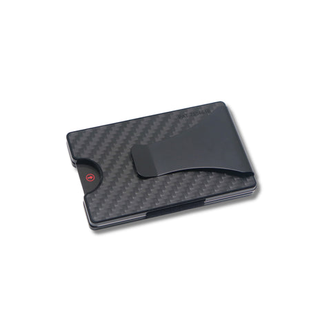 Storus Smart Wallet RFID blocking card holder money clip in carbon fiber