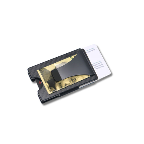 Storus Smart Wallet RFID blocking card holder money clip in carbon fiber