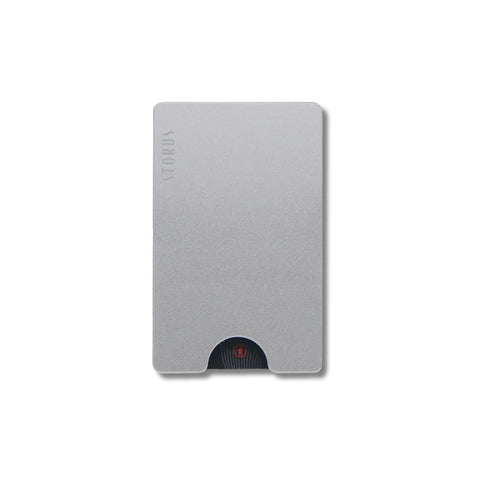 Storus Smart Wallet card holder money clip in premium aluminum finish