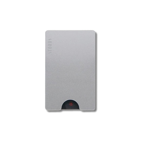 Storus Smart Wallet card holder money clip in premium aluminum finish