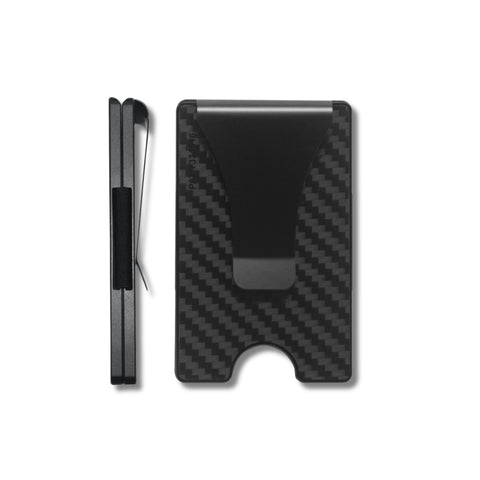 Storus Smart Wallet RFID blocking card holder money clip in carbon fiber