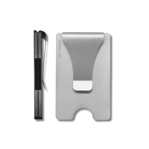 Storus Smart Wallet card holder money clip in premium aluminum finish