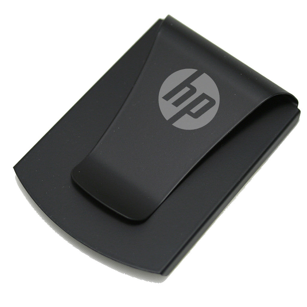 Storus® Promotions - Smart Money Clip rubberized finish with HP engraved - designed by #ScottKaminski #Storus #jewelrycase #travelcase #PromotionalProducts #PromotionDistributors #Distributors #customizable #engravable #personalize