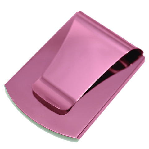 Storus® Promotions - Smart Money Clip Pink Finish without engraving - designed by #ScottKaminski #Storus #jewelrycase #travelcase #PromotionalProducts #PromotionDistributors #Distributors #customizable #engravable #personalize