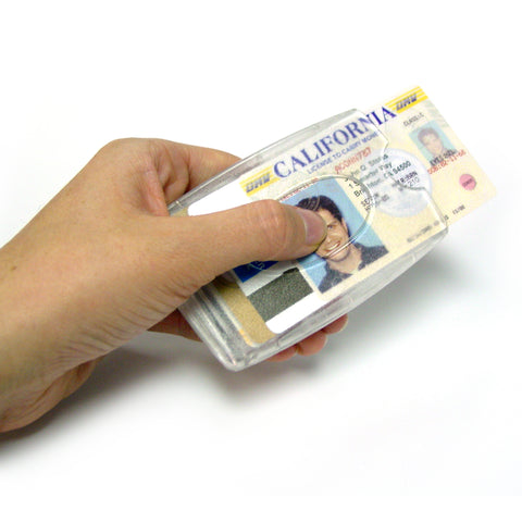 Storus® Promotions - Smart Money Clip Lite - clear color  showing sliding ID out - designed by #ScottKaminski #Storus #wallet #moneyclips #mensaccessories #PromotionalIndustry #PromotionalProducts #PromotionDistributors #Distributors #customizable #engravable #personalize