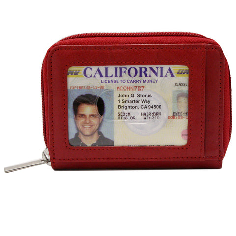 Storus Smart Accordion Wallet red color - by by #ScottKaminski #Storus #PromotionalIndustry #PromotionalProducts #PromotionDistributors #Distributors #customizable #personalize