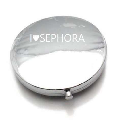 Mia® Jeweled Compact Mirror - back side shown engraved - invented by #MiaKaminski #MiaBeauty #Mirrors #CompactMirror #TravelMirror #purseMirror #Pretty #love #mothersday