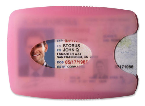 Storus® Jelly Wallets - pink color shown - #wallets #moneyclip #man #StorusPromotions #Storus #ScottKaminski #PromotionalIndustry #PromotionalProducts #PromotionDistributors #Distributors #customizable #engravable #personalize