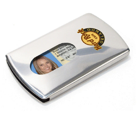 Storus® Promotions -Smart Card Case metal - front side with digital printing Hard rock Cafe - designed by #ScottKaminski #Storus #cardcase #metalwallet #wallets #mensaccessories #man #life #lovethis #promotionalitems