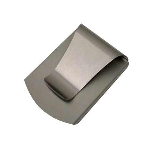 Smart Money Clip® - Brushed Stainless Finish Storus® Promotions - designed by #ScottKaminski #Storus #jewelrycase #travelcase #PromotionalProducts #PromotionDistributors #Distributors #customizable #engravable #personalize