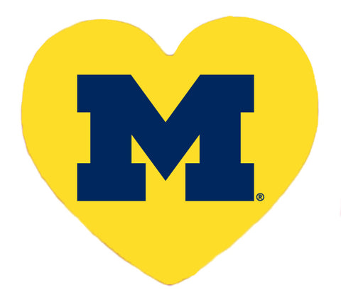 Mia® Hair Stickers™ - customized hair accessory barrette clip with University of Michigan logo printed - by #MiaKaminski #Mia #MiaBeauty #beauty #hair #lovethis #love #life #woman#PromotionalIndustry #PromotionalProducts #PromotionDistributors #Distributors #customizable 