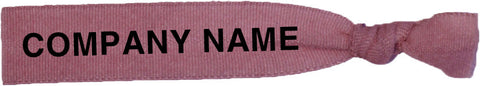 Mia® Tony Ties hair ties - printing example - invented by #MiaKaminski of #MiaBeauty #HairAccessories #ponytails #beauty #hair #PromotionalIndustry #PromotionalProducts #PromotionDistributors #Distributors #customizable #personalize #love #life #woman