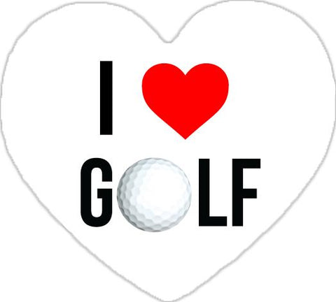 Mia® Hair Stickers™ - customized hair accessory barrette clip with I heart Golf printed - by #MiaKaminski #Mia #MiaBeauty #beauty #hair #lovethis #love #life #woman#PromotionalIndustry #PromotionalProducts #PromotionDistributors #Distributors #customizable