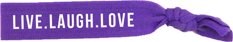Mia® Tony Ties hair ties - printing example - invented by #MiaKaminski of #MiaBeauty #HairAccessories #ponytails #beauty #hair #PromotionalIndustry #PromotionalProducts #PromotionDistributors #Distributors #customizable #personalize #love #life #woman