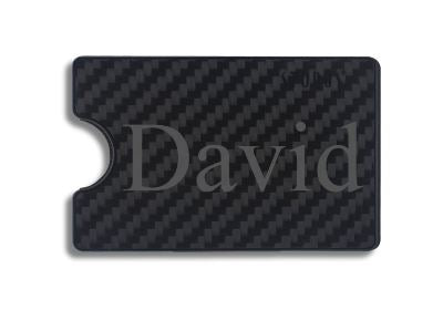 Storus Smart Wallet RFID blocking card holder money clip in carbon fiber