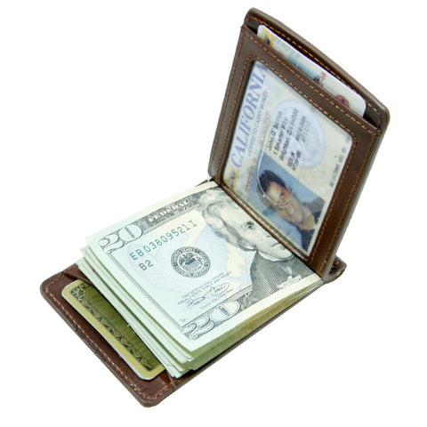 Storus® Promotions - Razor Wallet shown open and filled - designed by #ScottKaminski #Storus #wallet #moneyclips #mensaccessories #PromotionalIndustry #PromotionalProducts #PromotionDistributors #Distributors #customizable #engravable #personalize