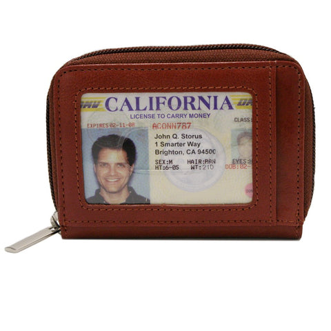 Storus Smart Accordion Wallet brown color - by by #ScottKaminski #Storus #PromotionalIndustry #PromotionalProducts #PromotionDistributors #Distributors #customizable #personalize
