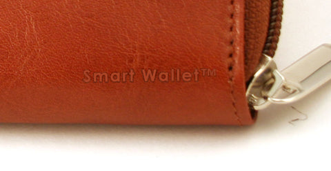 Storus Smart Accordion Wallet - zipper close up - by #ScottKaminski #Storus #PromotionalIndustry #PromotionalProducts #PromotionDistributors #Distributors #customizable #engravable #personalize