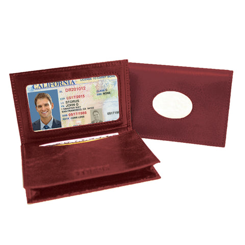 Storus® Promotions - Red Smart Card Case Leather - shown with metal plate - by #ScottKaminski #Storus #cardcase #metalwallet #wallets #mensaccessories #man #life #lovethis #promotionalitems