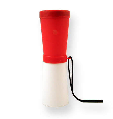 Storus® Promotions - Superhorn Red/White color - designed by #ScottKaminski #Storus #horns #rescue #mensaccessories #PromotionalIndustry #PromotionalProducts #PromotionDistributors #Distributors #customizable #engravable #personalize 