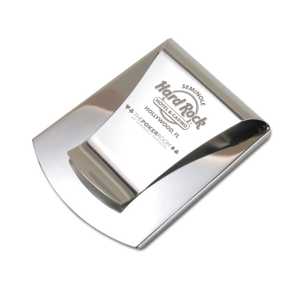 Storus® Promotions - Smart Money Clip Polished Stainless with engraving - designed by #ScottKaminski #Storus #jewelrycase #travelcase #PromotionalProducts #PromotionDistributors #Distributors #customizable #engravable #personalize
