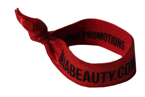 Mia® Tony Ties hair ties - invented by #MiaKaminski of #MiaBeauty #HairAccessories #ponytails #beauty #hair #PromotionalIndustry #PromotionalProducts #PromotionDistributors #Distributors #customizable #personalize #love #life #woman